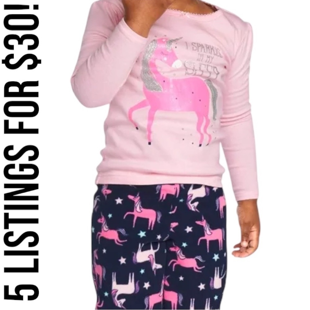 Carter’s Unicorn Theme Toddler Girl’s Pajamas Set “I Sparkle in my Sleep”